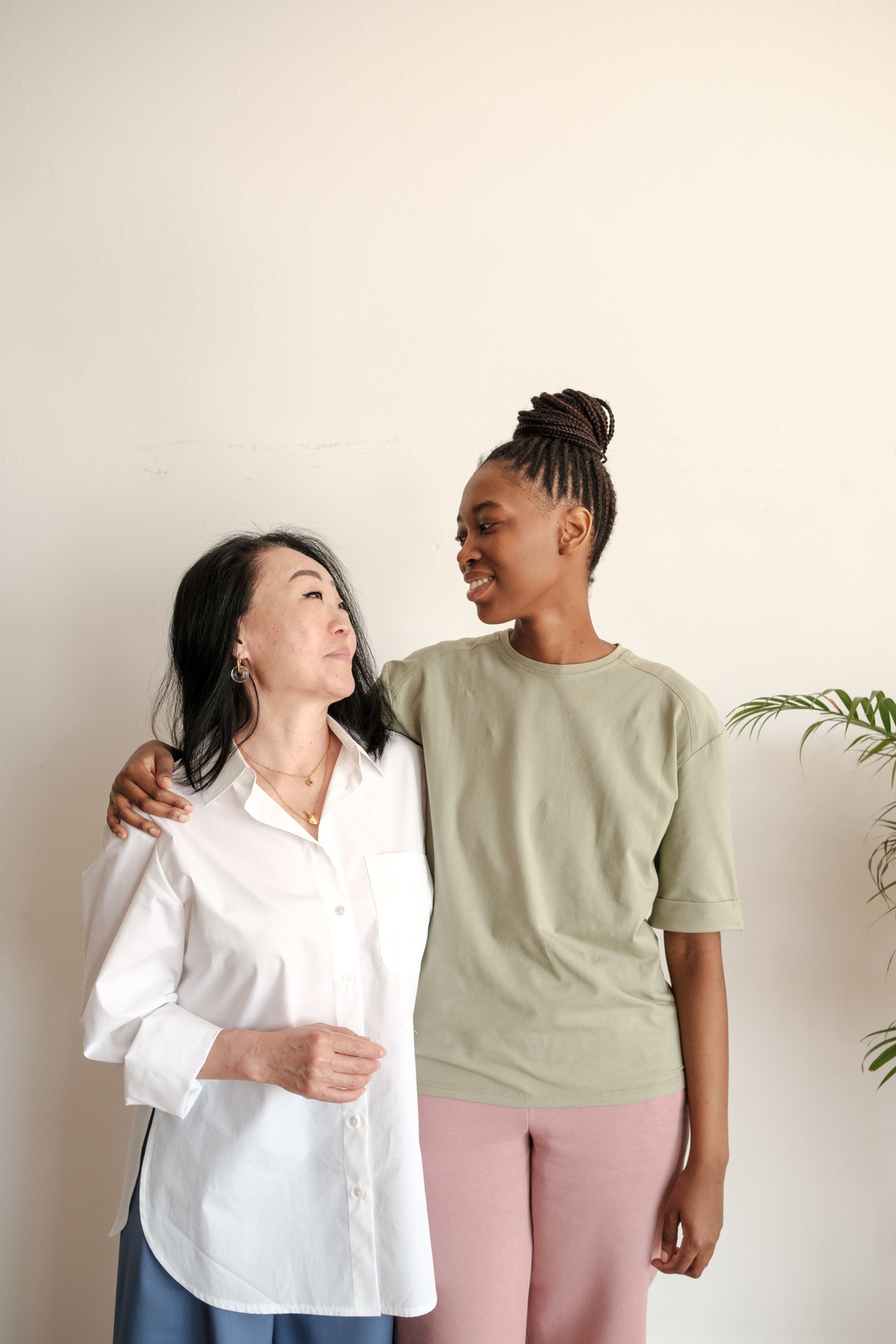 Couple working through relationship challenges together
